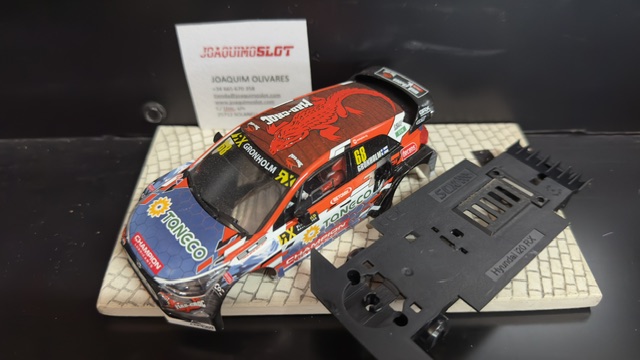 Scalextric Carroceria+ Chasis Hyundai nuevo